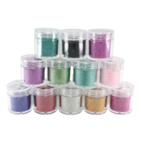 200g Mini Balls Epoxy Resin Art 12 Colours Mix in Tubs Metallic Finish Pigment
