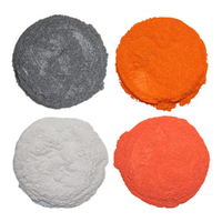 Mica Pigment Powder Set Oranges, Black & White Pearlescent 4 Pack 32g Epoxy Resin Metallic Art