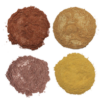 Mica Pigment Powder Set Gold & Bronze Metallics Pearlescent 4 Pack 32g Epoxy Resin Art