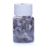 40g Amethyst Gemstone Crystal Chips In Tub Polished Natural Mini Size