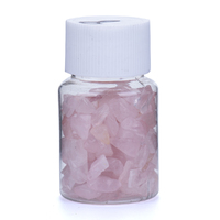40g Rose Quartz Gemstone Crystal Chips In Tub Polished Natural Mini Size 