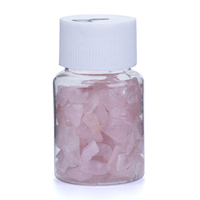40g Rose Quartz Gemstone Crystal Chips In Tub Polished Natural Mini Size