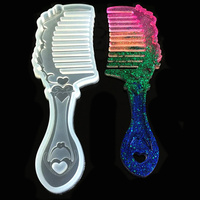Hair Brush Comb Silicone Mold For Epoxy Resin DIY Cosmetic Beauty Art