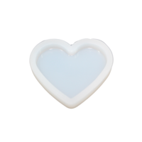 6cm Heart Silicone Mold For Epoxy Resin DIY Jewellery Necklace Pendant Art