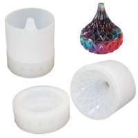 Teardrop Trinket Jar Holder Silicone Mold For Epoxy Resin DIY Art & Craft