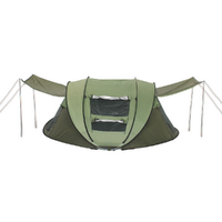 Pop Up Tent for Outdoors & Camping 5-8 Person 2.8x2x1.2m Dark Green
