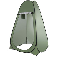 Pop Up Outdoor Changing Tent 1.2x1.2x1.9m Green for Clothing & Camping
