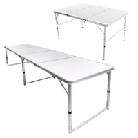 Foldable Tables Set 2 Pieces Event, Market Stall or Camping Setup Large Pair