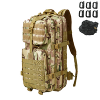 Backpack Green Military Camouflage Tactical Rucksack for Hiking & Camping