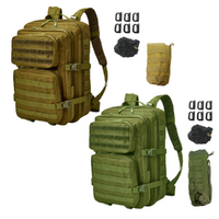 Backpacks Set 2 Piece Military Tactical Rucksacks for Hiking & Camping Storage