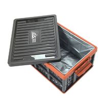 28L Storage Box Collapsible Folding Multi Functional Esky, Sink, Road Triangle