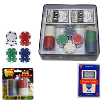 144pce Poker Game Set Extra Cards, Chips Bundle