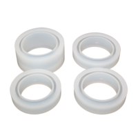 4pce Round Bangles Silicone Molds For Epoxy Resin DIY Jewellery Art Project