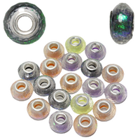 Multicolour Iridescent Beads For Bracelets & Necklaces Jewellery Making 20 Piece