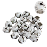 White Penguin Beads, Bracelets & Necklaces Jewellery Making 20pcs in Pack