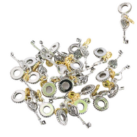 Silver Love Lock Charms, Bracelets & Necklaces Jewellery Making 20pcs in Pack