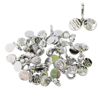 Silver Christmas Charms, Bracelets & Necklaces Jewellery Making 20pcs in Pack
