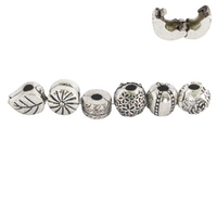 Silver Etched Clasps, Bracelets & Necklaces Jewellery Making 6pcs in Pack F