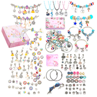 Unicorn Jewellery Bracelet Making Kit 197pce with Charms & Beads in Gift Box