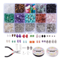 Tool, Hardwire, Wire & Gemstone Jewellery Making Kit 364 Piece Set in Case