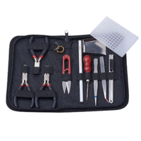 Hand Tool Kit for Jewellery Making DIY 12 Piece Set in Wallet w/ Bead Separator 