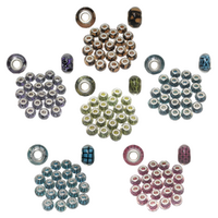 Mixed Pattern Beads 120pce for Bracelets Necklaces Jewellery Making Bundle