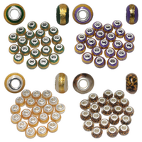 Mixed Golden Colour Beads 80pce for Bracelets Necklaces Jewellery Making Bundle
