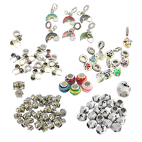 Mixed Animal Lover Charm Beads 67pce for Bracelets, Jewellery Bundle Set