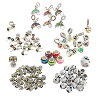 Mixed Animal Lover Charm Beads Set 67pce for Bracelets Jewellery Bundle