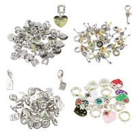 Mixed Travel Lover Charm Beads 68pce for Bracelets, Jewellery Bundle Set