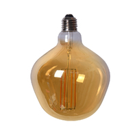 Edison LED Light Globe Ellipsoidal 4 Watt Filament Bulb 17cm E27 Amber Warm White
