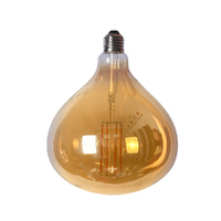 Edison LED Light Globe Pear 4 Watt Filament Bulb 20cm E27 Amber Warm White