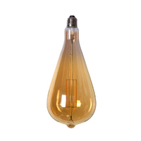 Edison LED Light Globe Slim 4 Watt Filament Bulb 27cm E27 Amber Warm White