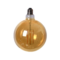 Edison LED Light Globe Round Oversized 12 Watt Filament Bulb 34cm E27 Amber Warm White