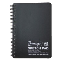 A5 Sketch Book Bound with 110gsm Paper 60 Sheet, Sketching & Drawing Acid Free