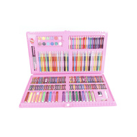 Superior 188pce Kids Art and Craft Mixed Media Kit in Case Crayons, Markers, Watercolour & More!