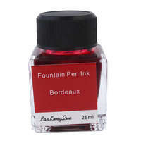 Quality Bordeaux 25ml Calligraphy / Fountain Pen Ink in Glass Bottle