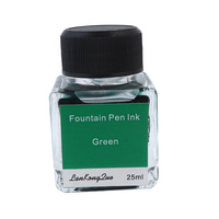 Quality Green 25ml Calligraphy / Fountain Pen Ink in Glass Bottle