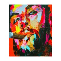 Man with Cigar - Paint by Numbers Canvas Art Work DIY 40cm x 50cm