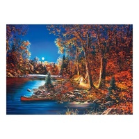Autumn Forest - Paint by Numbers Canvas Art Work DIY 40cm x 50cm