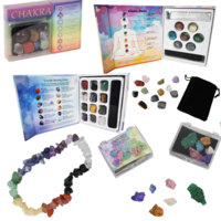 35pce Zen Value Deal Chakra Gem, Crystals & Geode Stones Gift Packs
