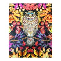Mystical Owl on Branch Paint by Numbers Canvas Art Work DIY 40cm x 50cm
