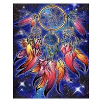 Mystical Dream Catcher Paint by Numbers Canvas Art Work DIY 40cm x 50cm