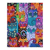 Abstract Cats Collage Paint by Numbers Canvas Art Work DIY 40cm x 50cm