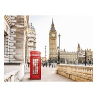 Big Ben and Red Phone Box London Diamond Art Painting Kit Set DIY 40cm x 50cm