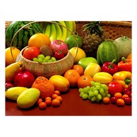 Fruit Displayed with Basked Diamond Art Painting Kit Set DIY 40cm x 50cm