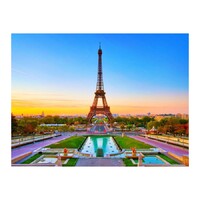 Paris Eiffel Tower Clear Sky's Diamond Art Painting Kit Set DIY 40cm x 50cm