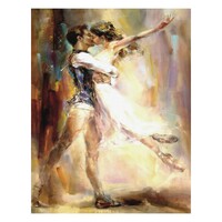 Ball Room Dancing Abstract Diamond Art Painting Kit Set DIY 40cm x 50cm