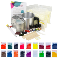 Soy Candle Making Kit & Pigment Set All Tools, Wax, Dye & Equipment & Instructions