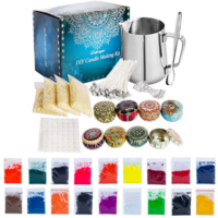 Beeswax Candle Making Kit & Pigment Set All Tools, Wax, Dye & Equipment & Instructions